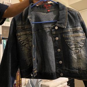 Goddess Jeans Faded Denim Jacket